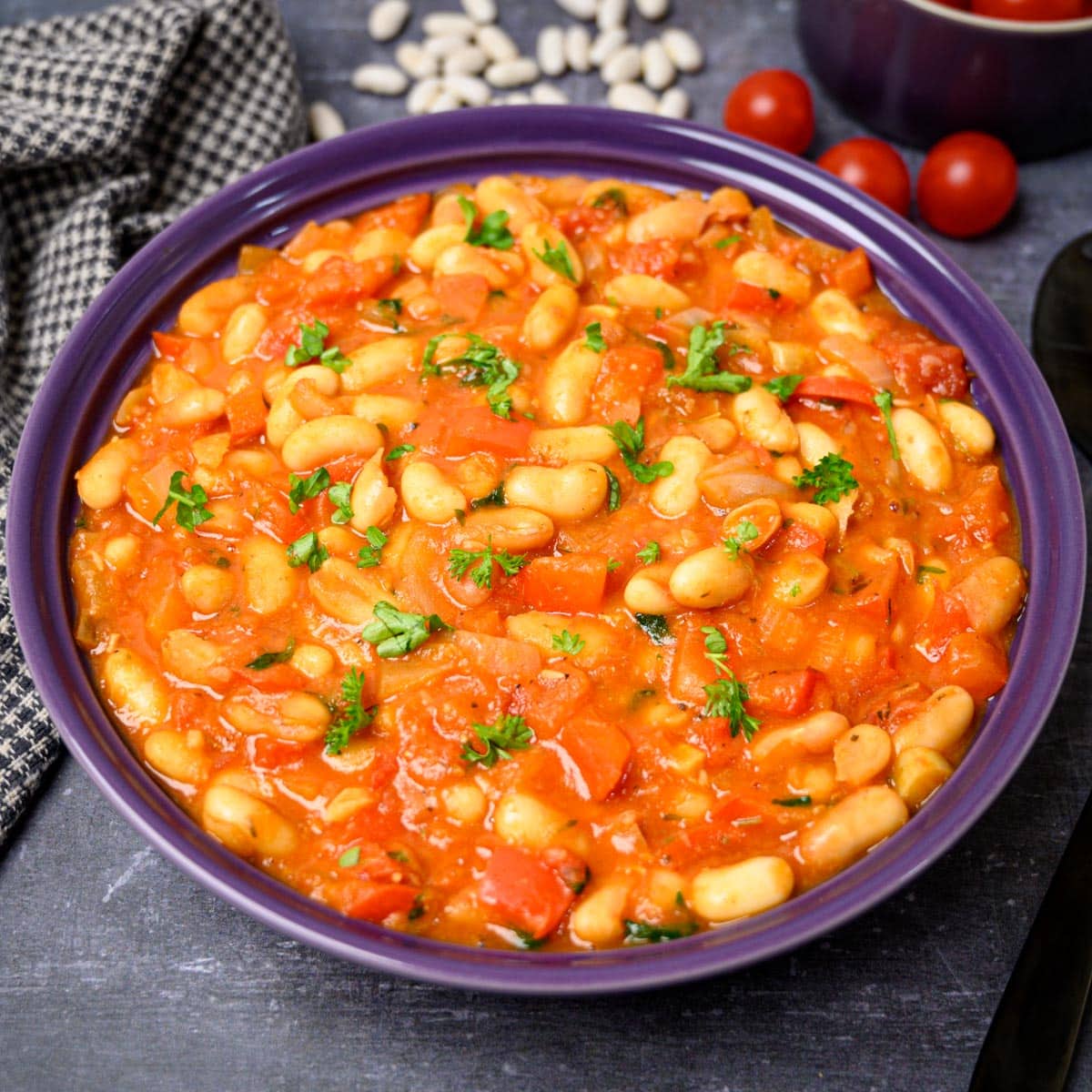 Vegan Spanish White Bean Stew - Vegan Cocotte