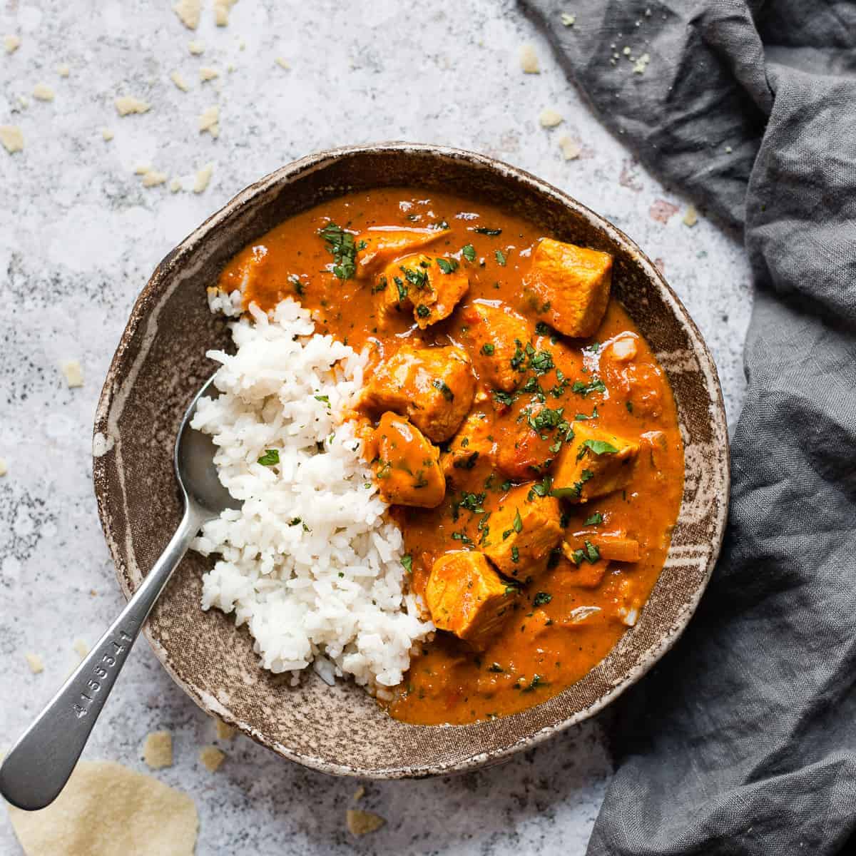 Easy One Pot Creamy Coconut Chicken Curry - Savvy Bites