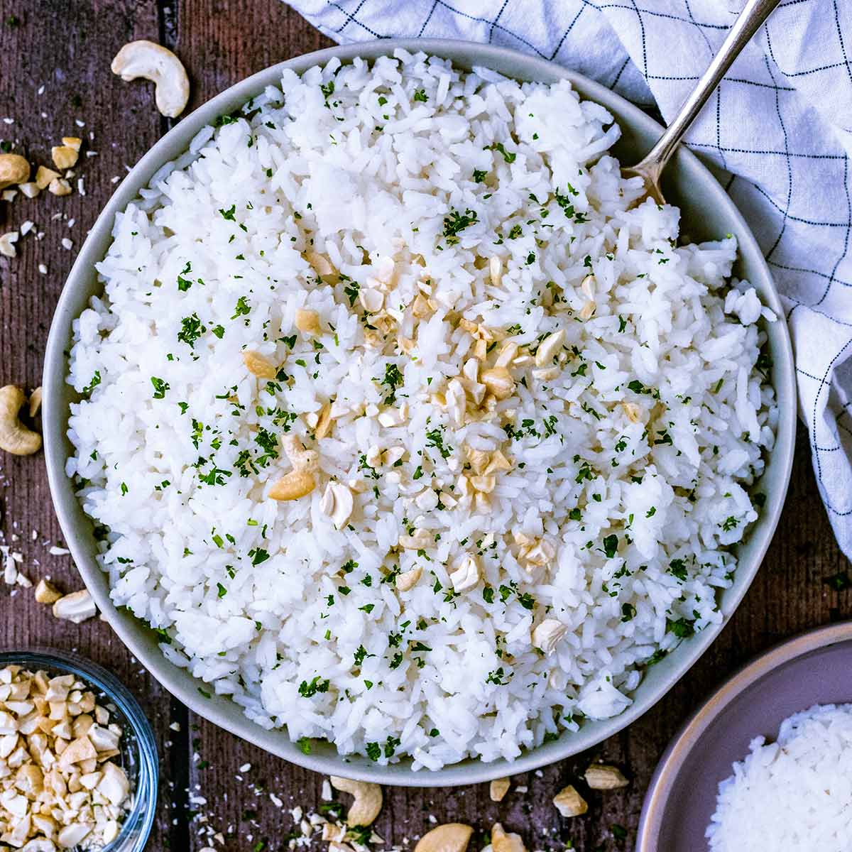 Easy Coconut Rice - Hungry Healthy Happy