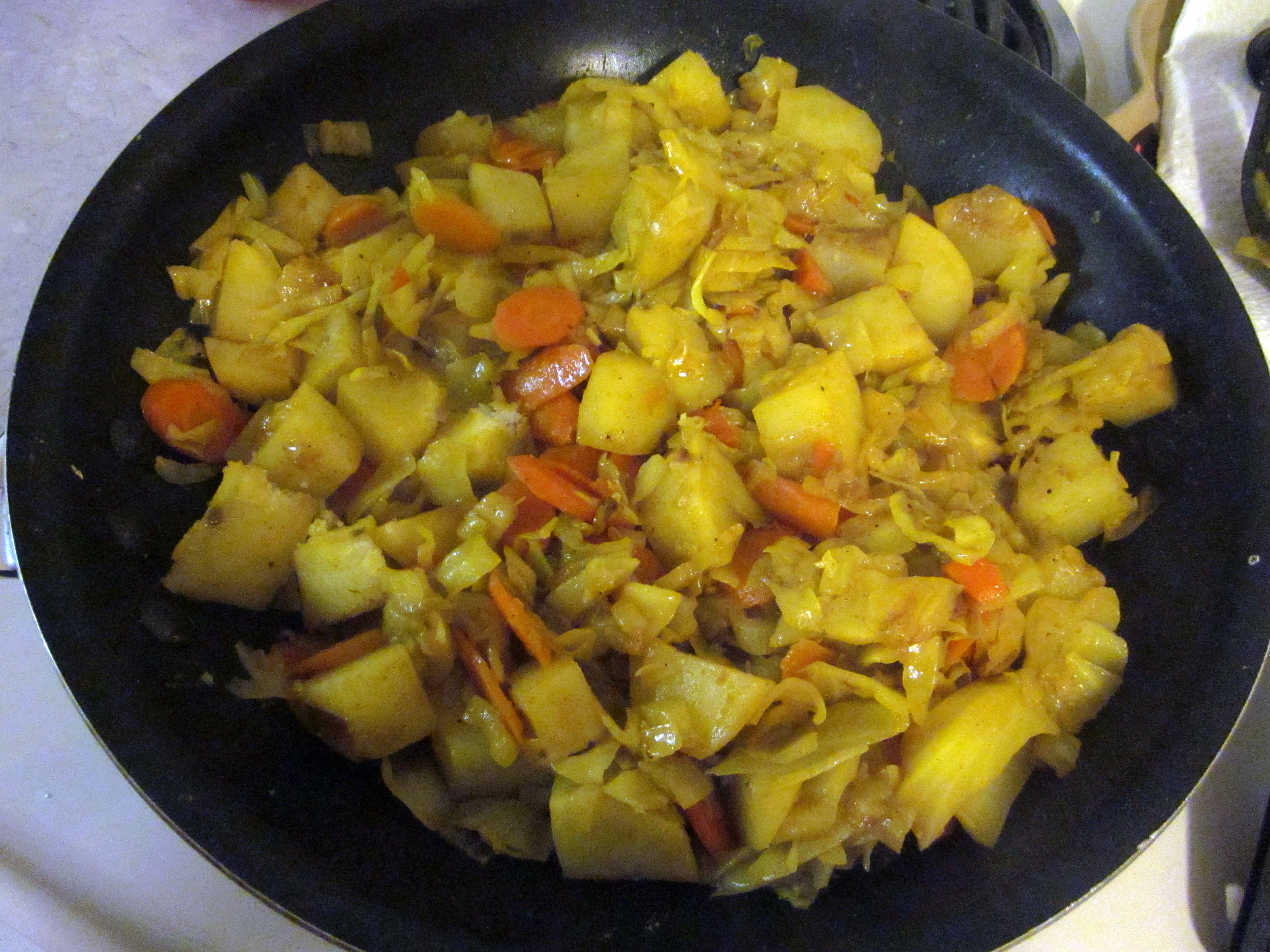Ethiopian Cabbage and Potatoes | My Secret Life in the Kitchen