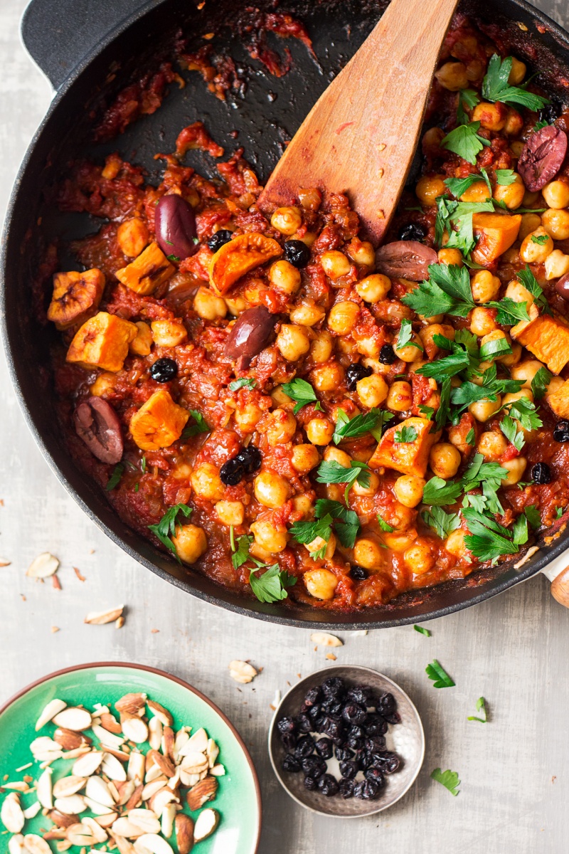 Moroccan chickpea stew - Lazy Cat Kitchen