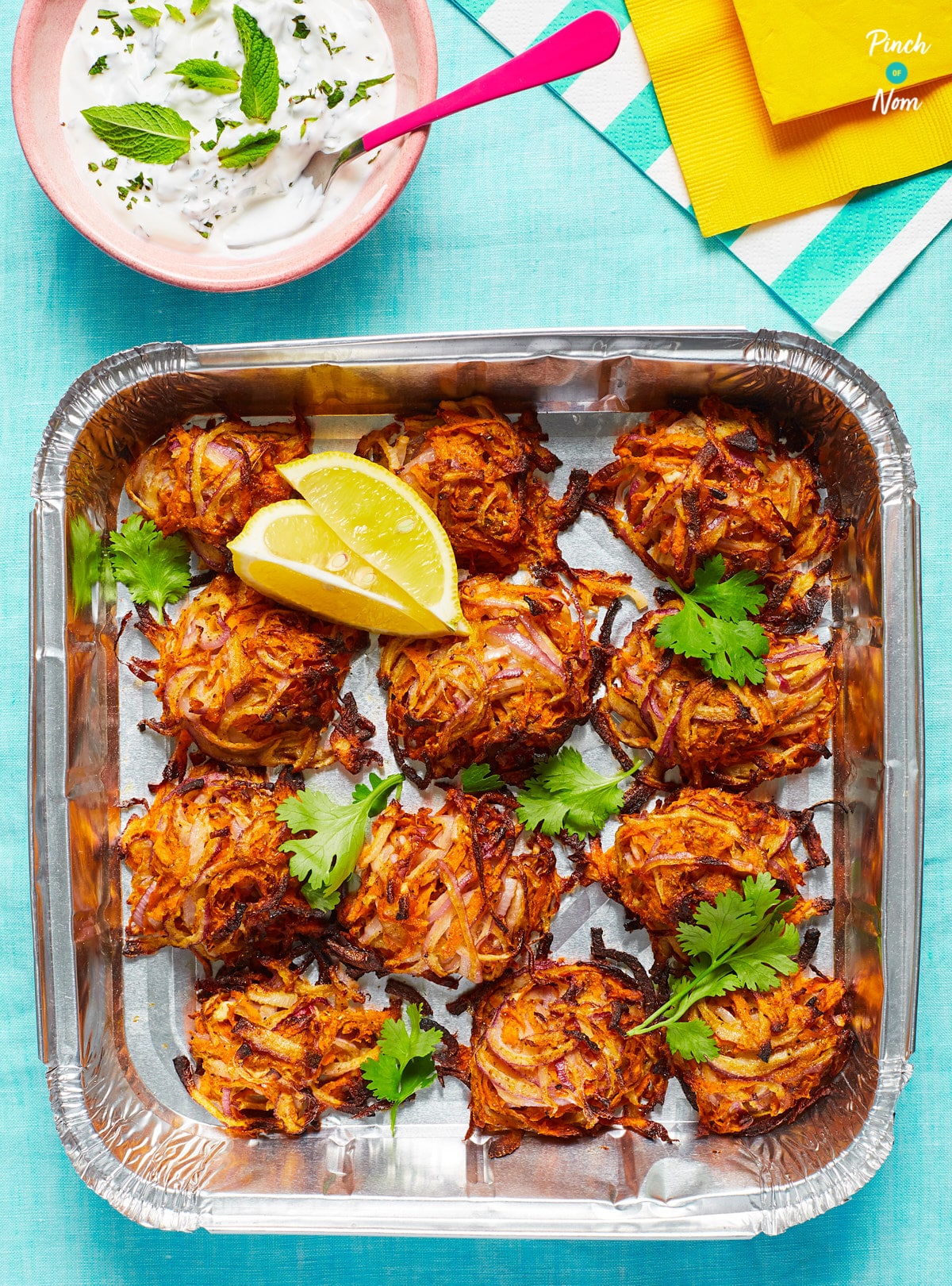 Onion Bhajis - Pinch Of Nom