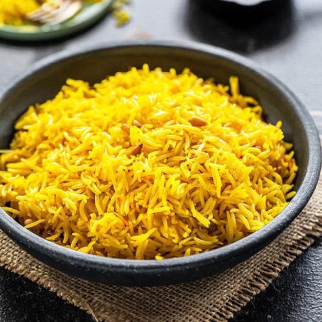 Instant Pot Saffron Rice - Cook With Manali