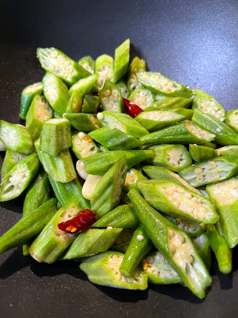 Okra Stir Fry • Oh Snap! Let's Eat!