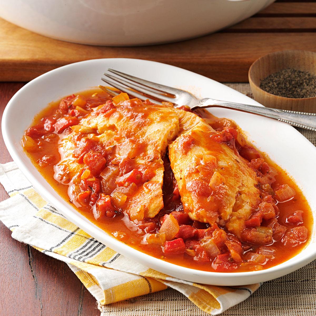 Savory Tomato-Braised Tilapia Recipe: How to Make It